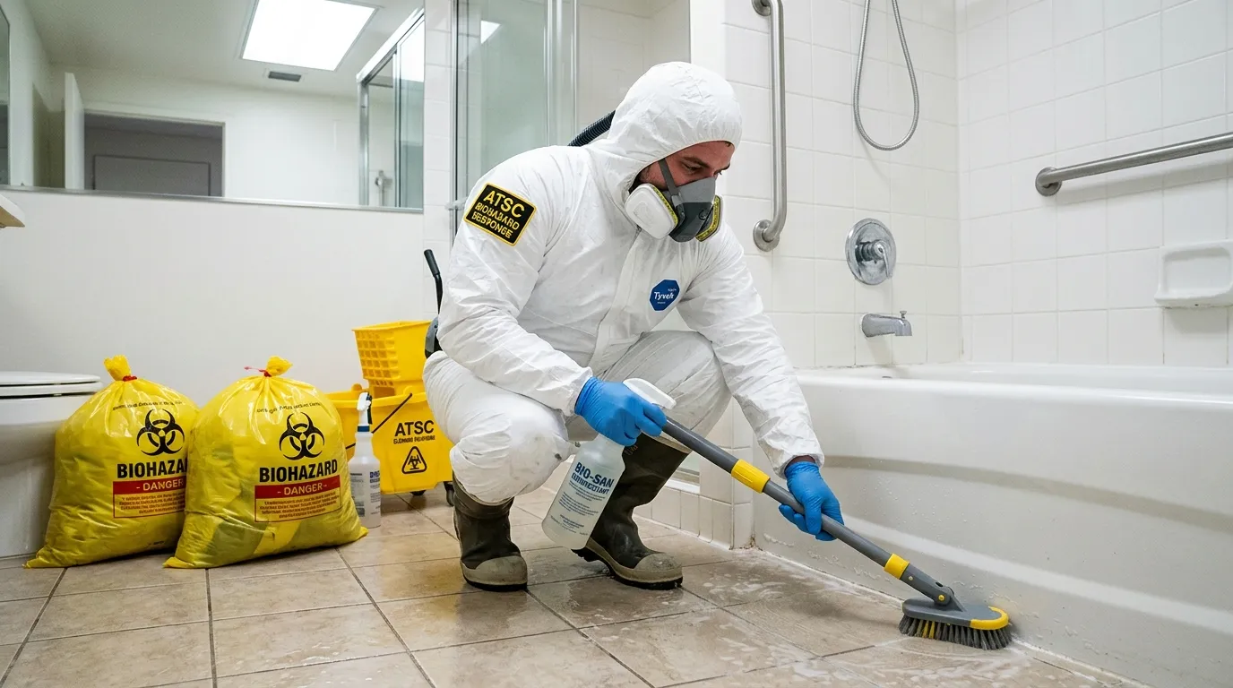 Decontamination equipment deployed for Blood Cleanup in Mount Prospect